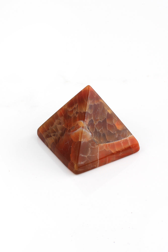
                
                    Load image into Gallery viewer, Polished Carnelian Pyramid
                
            