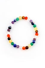 Chakra Round Bead Bracelet