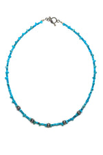 Children's Sterling Silver and Kingman Turquoise Necklace