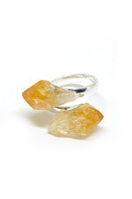 Double Stone Wrap Ring (adjustable)