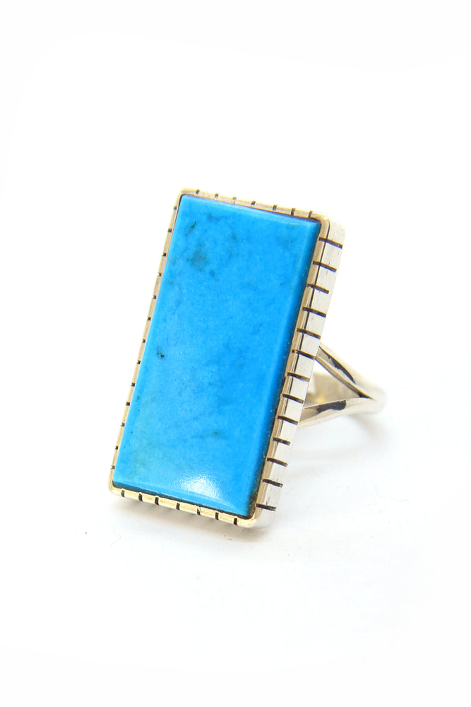 
                
                    Load image into Gallery viewer, Ray Jack Kingman Turquoise Ring (Size 8)
                
            