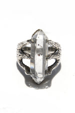 Quartz Crystal Power Ring (Size 9)