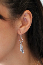 Double Feather Earring