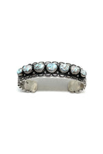 Jume DeFauito Dry Creek Turquoise Row Cuff