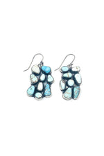 Ant Smith Dry Creek White Turquoise Freeform Earrings