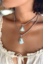 Thomas Francisco Dry Creek White Turquoise Pendant