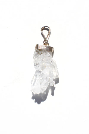 
                
                    Load image into Gallery viewer, Faden Quartz Cluster Crystal Pendant
                
            