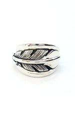 Navajo Feather Wrap Ring