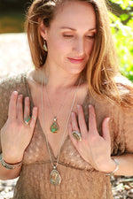 Freeform Navajo Boulder Turquoise Pendant