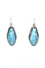 Sterling Silver Larimar Dangle Earrings