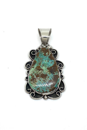 
                
                    Load image into Gallery viewer, Pilot Mountain Turquoise Pendant
                
            