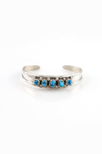 Children's Kingman Turquoise Row Cuff