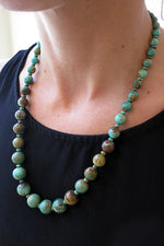 Kingman Turquoise Graduated Necklace