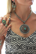 Kevin Billah Kingman Turquoise Statement Pendant