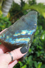 Blue Green Labradorite Slice