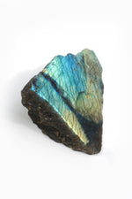 Blue Green Labradorite Slice