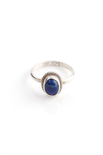 Children's Lapis Lazuli Ring (Size 2 ½)
