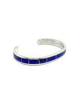 Larry Loretto Lapis Lazuli Inlay Navajo Cuff