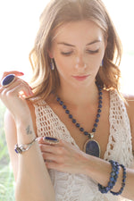 Lapis Lazuli 20" Bead Necklace