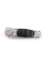 Mammoth Tooth and Titanium Knife