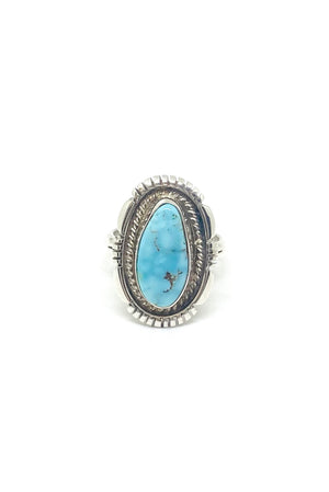 Dry Creek White Turquoise Ring (Size 8 ½)