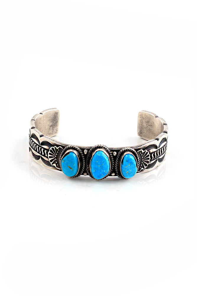 Sheila Tso Turquoise Row Bracelet