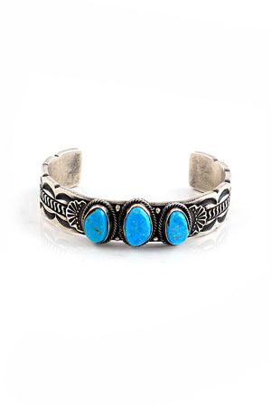 Sheila Tso Turquoise Row Bracelet