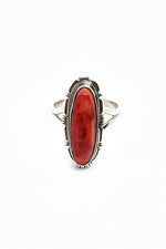 Red Spiny Shell Ring (Size 8 ½)