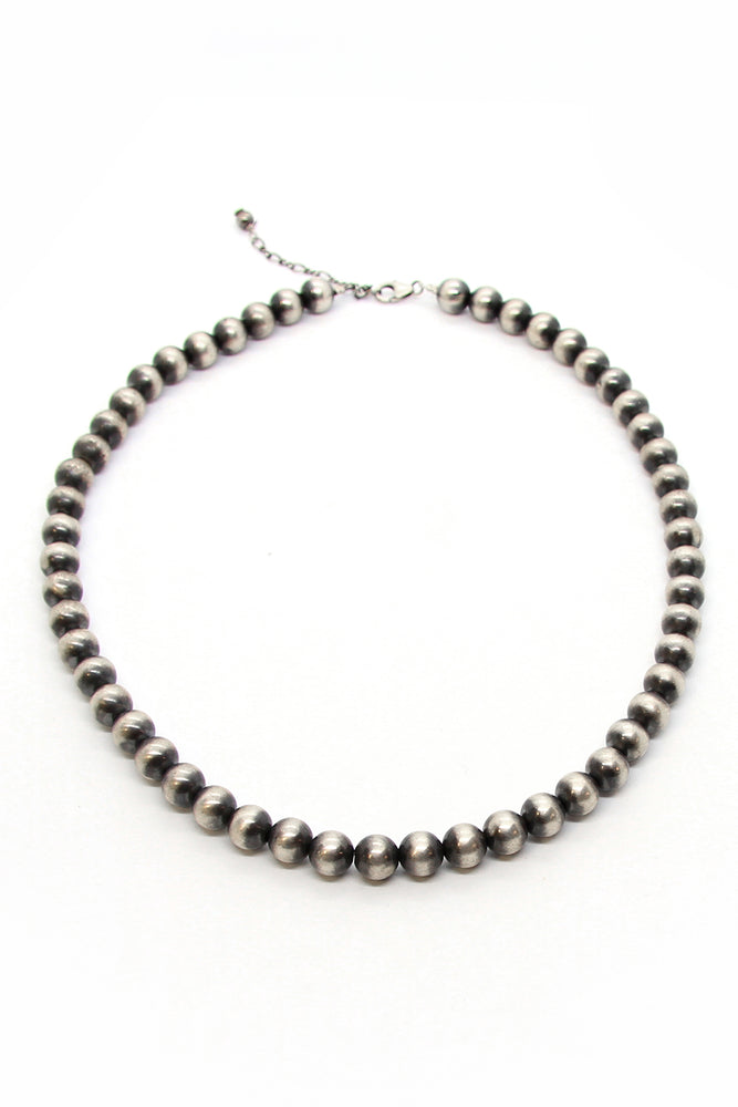 
                
                    Load image into Gallery viewer, Oxidized Bead Necklace
                
            