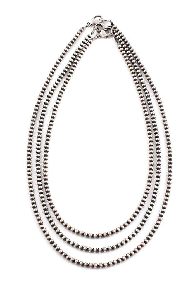 Oxidized Sterling Silver Beads