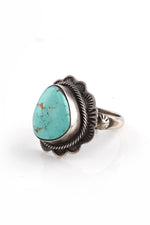 Navajo Light Blue Turquoise Ring (Size 7.5)