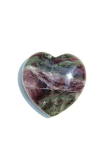 Rainbow Fluorite Heart