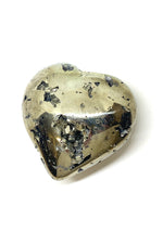 Pyrite Crystal Heart