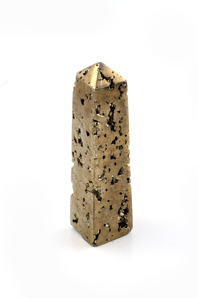 
                
                    Load image into Gallery viewer, Peruvian Pyrite Obelisk Tower
                
            