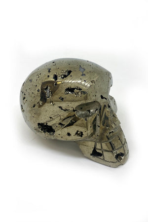 
                
                    Load image into Gallery viewer, Pyrite Crystal Skull
                
            