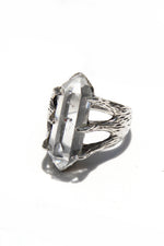 Quartz Crystal Power Ring (Size 9)
