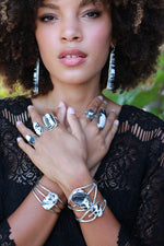 Anthony Kee White Buffalo Turquoise Bracelet