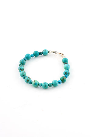 
                
                    Load image into Gallery viewer, Children&amp;#39;s Green Turquoise Bracelet
                
            