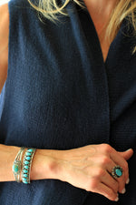 Petite Navajo Royston Turquoise Bracelet
