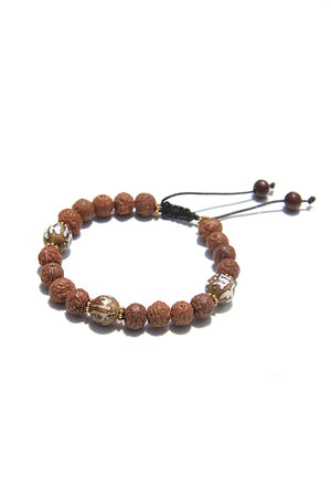
                
                    Load image into Gallery viewer, Bodhi Seed and Tibetan Bead Meditation Bracelet
                
            