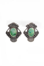 M&R Calladitto Sonoran Gold Turquoise Post Earrings