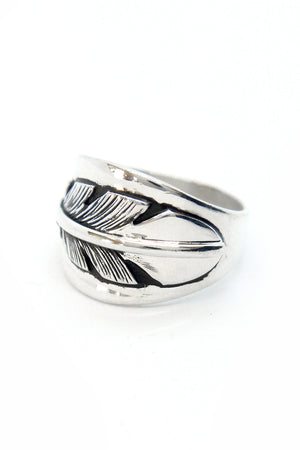 Navajo Feather Wrap Ring