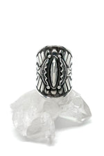 Derrick Gordon Repoussè Sterling Silver Ring (Size 7 ½)