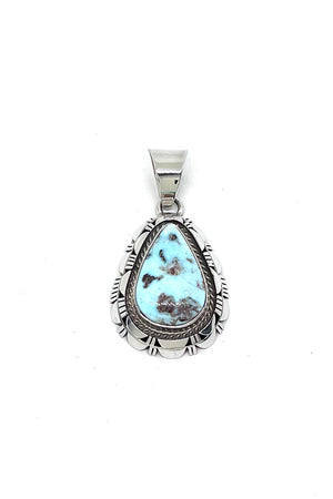 
                
                    Load image into Gallery viewer, Rare Dry Creek White Turquoise Pendant
                
            