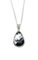 John King White Buffalo Teardrop Pendant