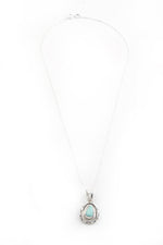 Dry Creek White Turquoise Pendant