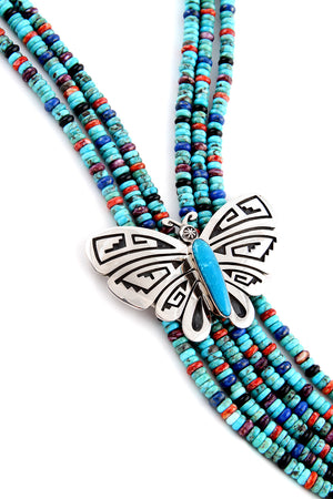 
                
                    Load image into Gallery viewer, Everett and Mary Teller Butterfly Lariat Necklace
                
            