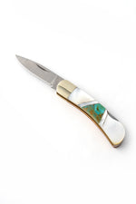 Turquoise and Mother of Pearl Knife