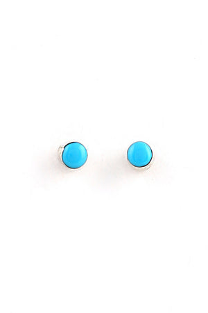 
                
                    Load image into Gallery viewer, Children&amp;#39;s Zuni Turquoise Earrings
                
            