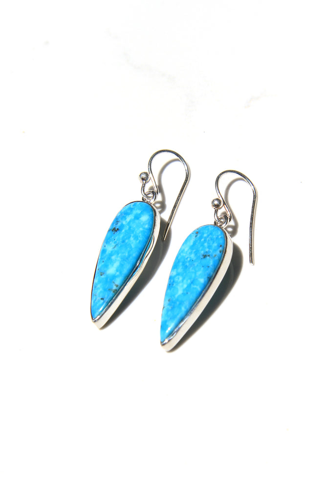 Blue Turquoise Modern Minimalist Earrings